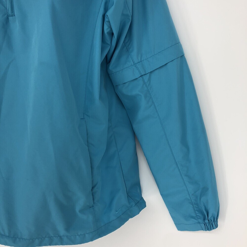 Nike Golf Teal Convertible Sleeve 1/4 Zip Light Jacket Women's Medium (8-10) - Picture 3 of 9